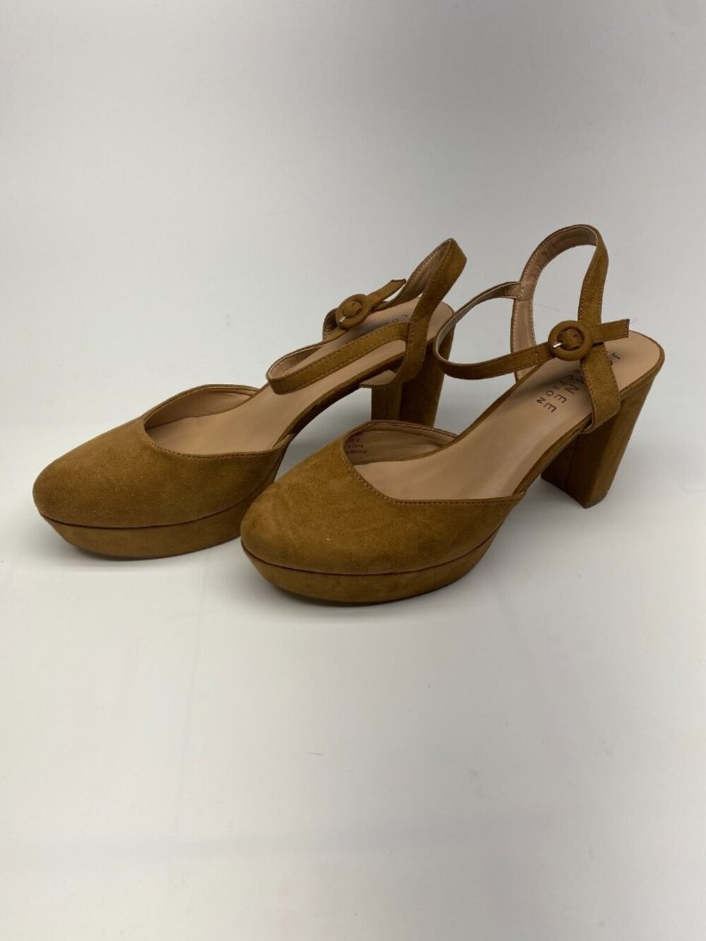Journee Collection Womens Roslynn Tan Platform Heels Sz 10